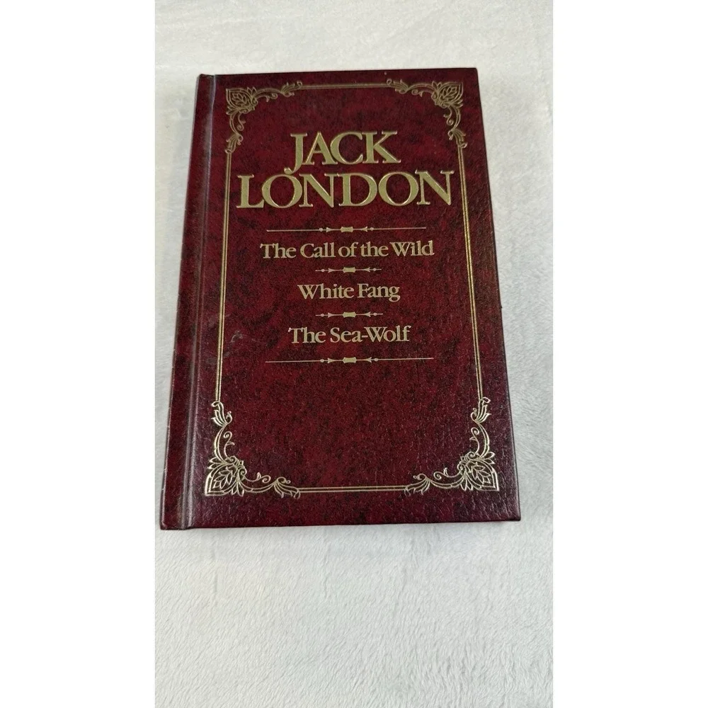 Jack London Hardcover 1983 Call of the Wild White Fang Sea-Wolf Waldenbooks